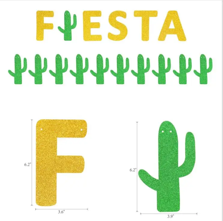Omilut LLama Party Banner Birthday Decoration Mexican Alpaca Cactus Supplies Baby Shower | Дом и сад