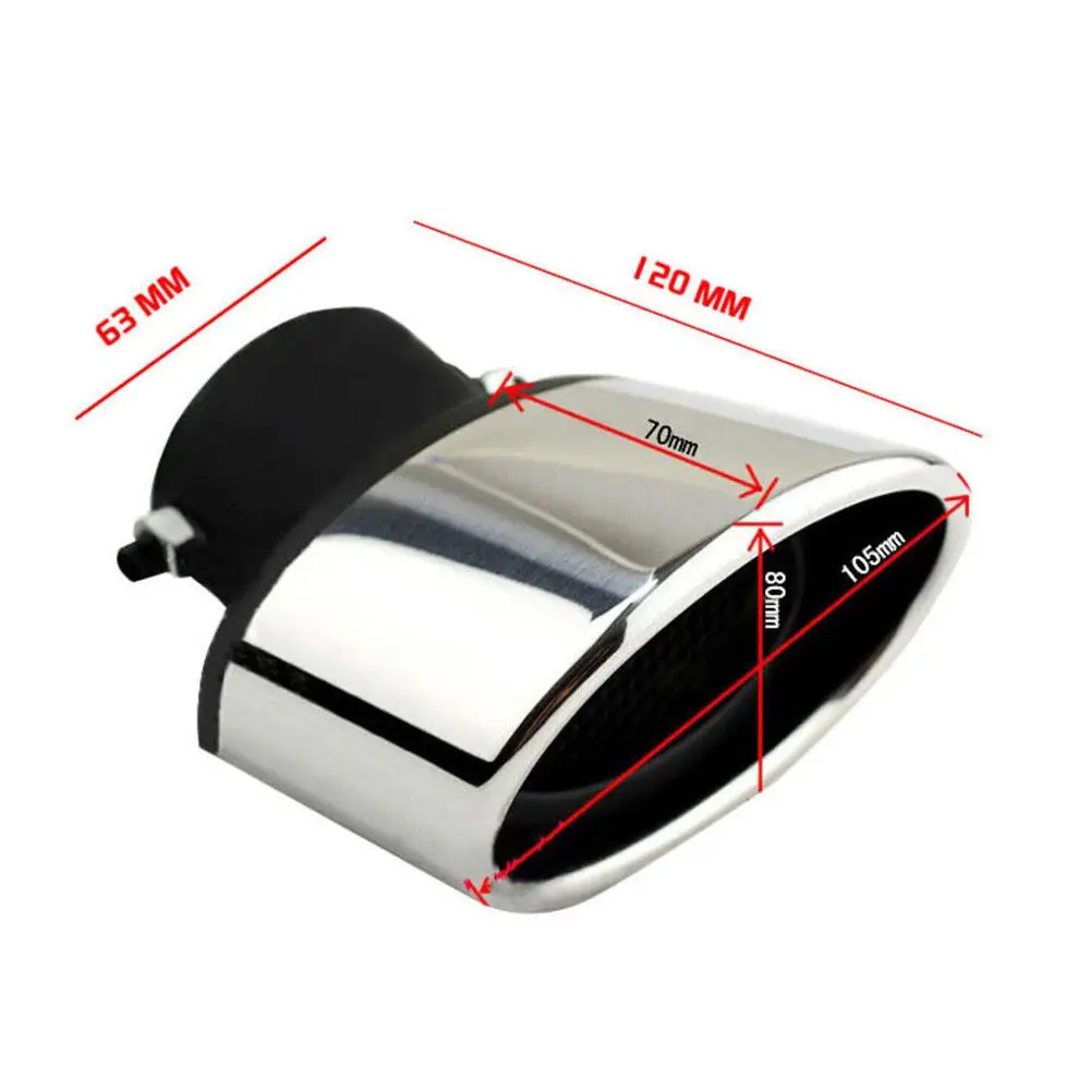 2 шт. глушитель выхлопной трубы из нержавеющей стали для Mazda 6 Atenza 2003-2008 защита