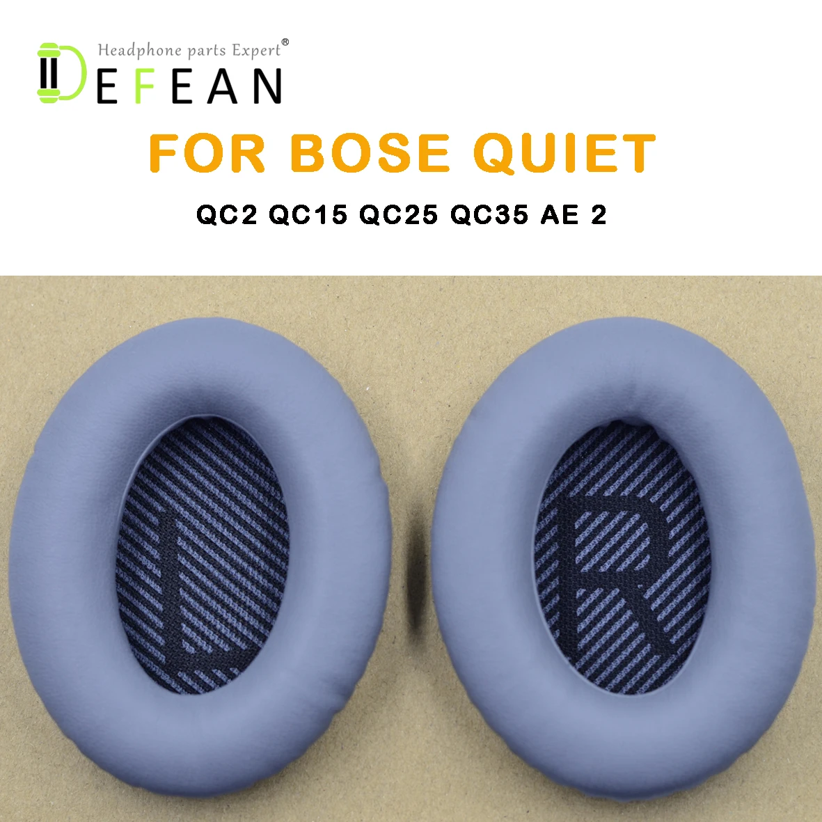 Defean 1 пара темно серый (черный LR) Сменные амбушюры для Bose QC2 QC15 QC25 QC35 AE 2 2i 2w SoundTrue