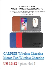 CARPRIE Qi Беспроводное зарядное устройство Быстрая зарядка без проводов 2 катушки Беспроводное зарядное устройство Qi Быстрая зарядка подставка для IPhone samsung