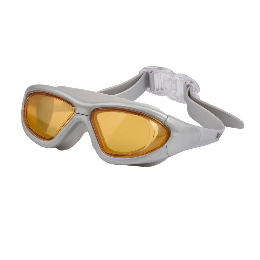 

Clear Version Swimming Glasses Men Anti Fog Waterproof Professional Big Frame Swim Pool Eyewear Natacion Adult Diving Goggles
