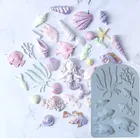 Силиконовая форма сделай сам для эпоксидной смолы, морские водоросли, рыбы, зеркальная форма для шоколада, силиконовая форма для пудинга, рыбы