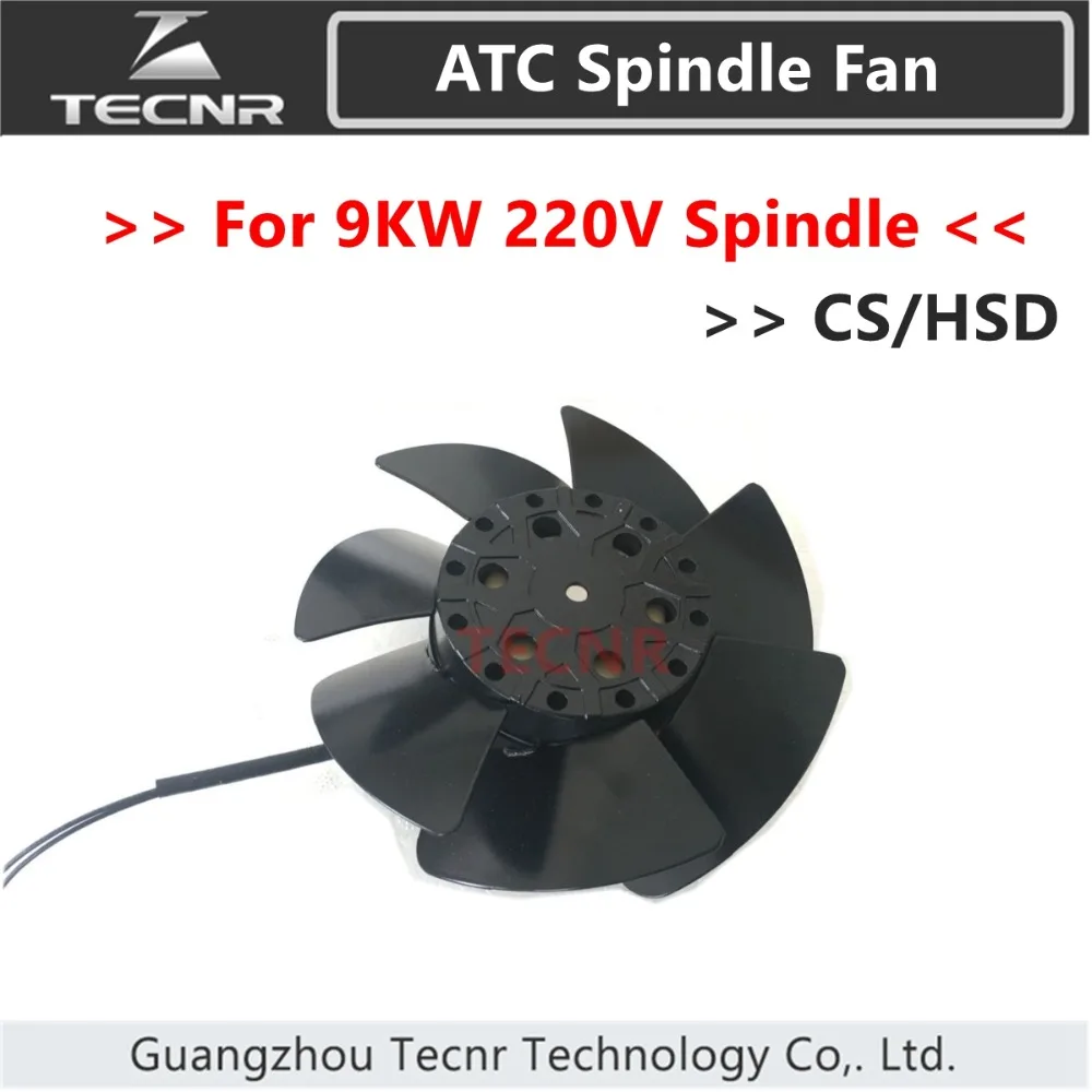 Автоматический вентилятор двигателя шпинделя TECNR cnc 220 В замена 9 квт Шпиндельный
