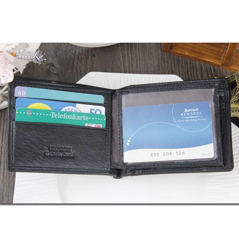 Новинка 2020 мужской кожаный кошелек высокого качества из воловьей кожи с