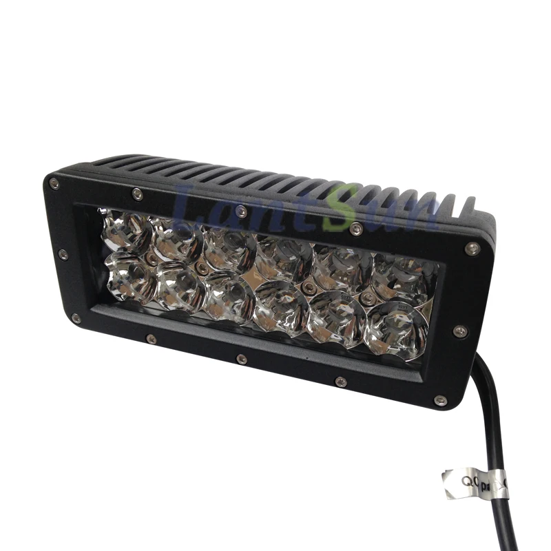 LED661 1 шт. 7 дюймов 60 Вт внедорожный светодиодный световой бар 2 ряда точечный луч 10