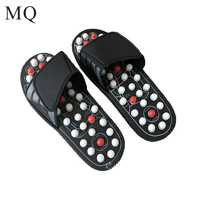 

Foot Massage Slippers Magnetic Therapy Rotating Acupuncture Foot Relax Tool Healthy Sandal Reflex Massager Shoes Health Care