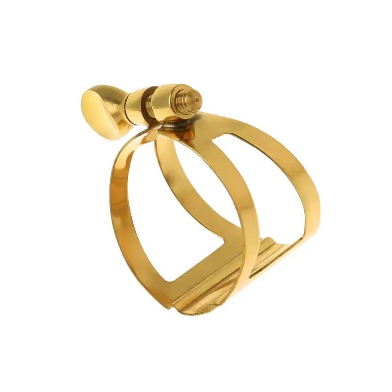 Сопрано альт тенор саксофон кларнет в Bb гибкость Золотая Лигатура мундштука |