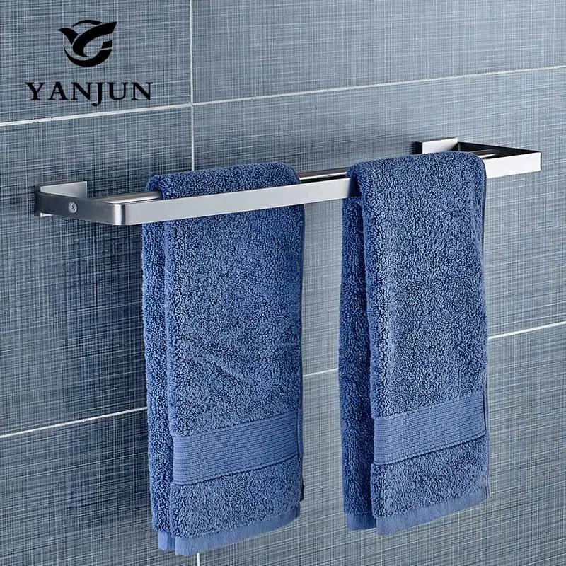 Настенный 304 из нержавеющей стали для полотенец двойной держатель популярные