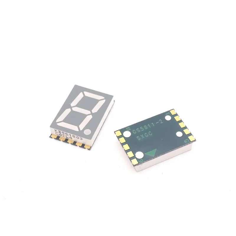 Светодиодный модуль с 1 цифрой желто зеленого цвета SMD 10 шт. светодиодный дисплей 0