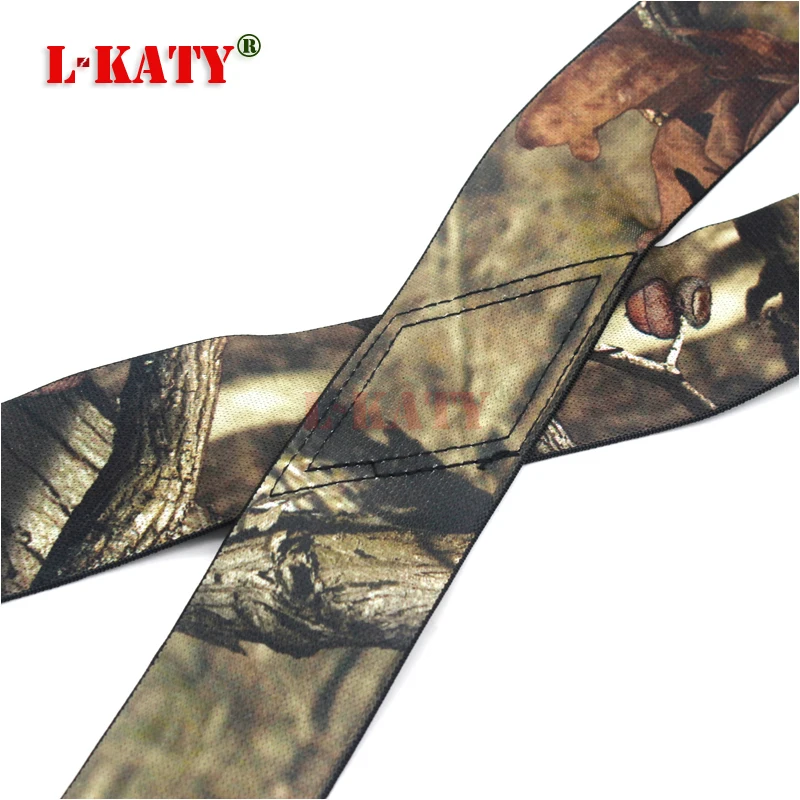 Эластичные подтяжки с камуфляжным принтом мужской тактический ремень X Shape 4 Gun