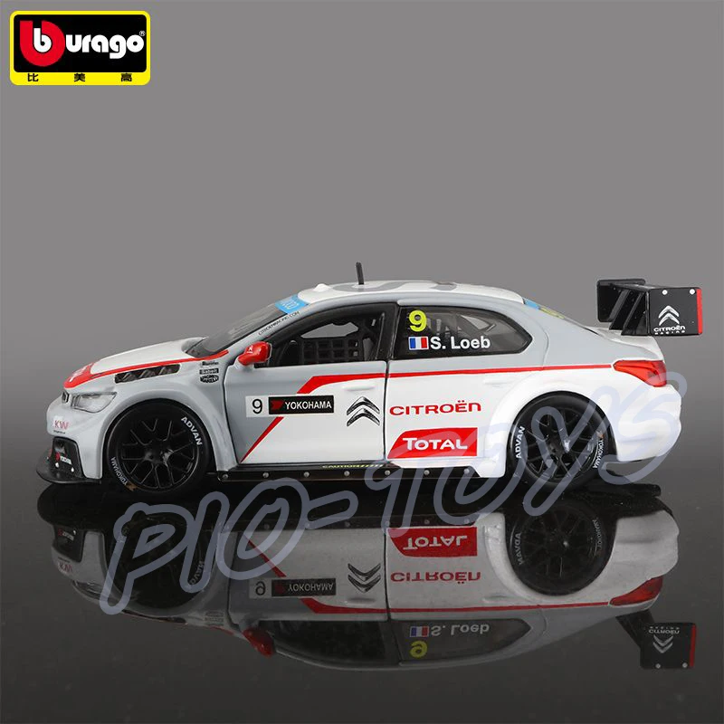 Новогодний подарок WTCC C Elysee S.Loeb модель 1/32 металлическая коллекция автомобиля