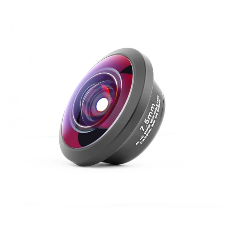 

New Full Screen Mobile Phone Lens 238 Degree Stereoscopic Photo Camera Lens 7.5mm Angle Field DOM668