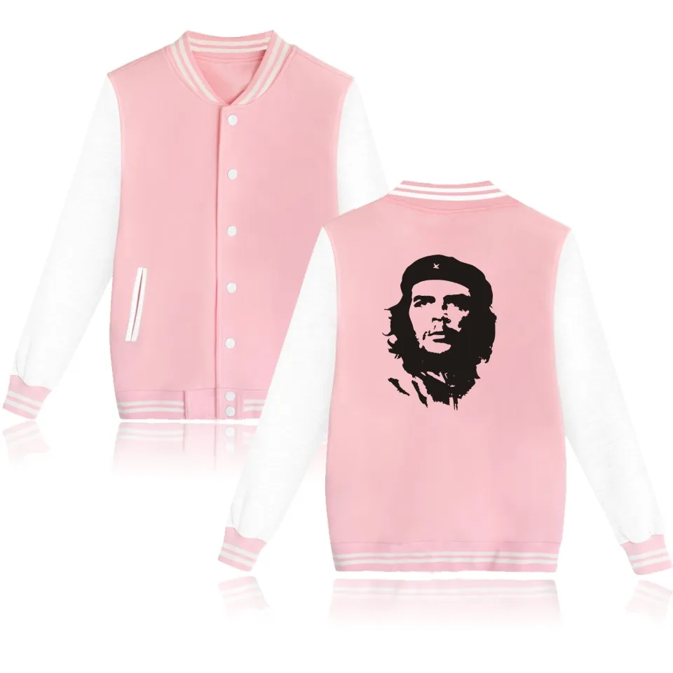Забавная спортивная бейсбольная куртка с принтом Che Guevara мужские и женские