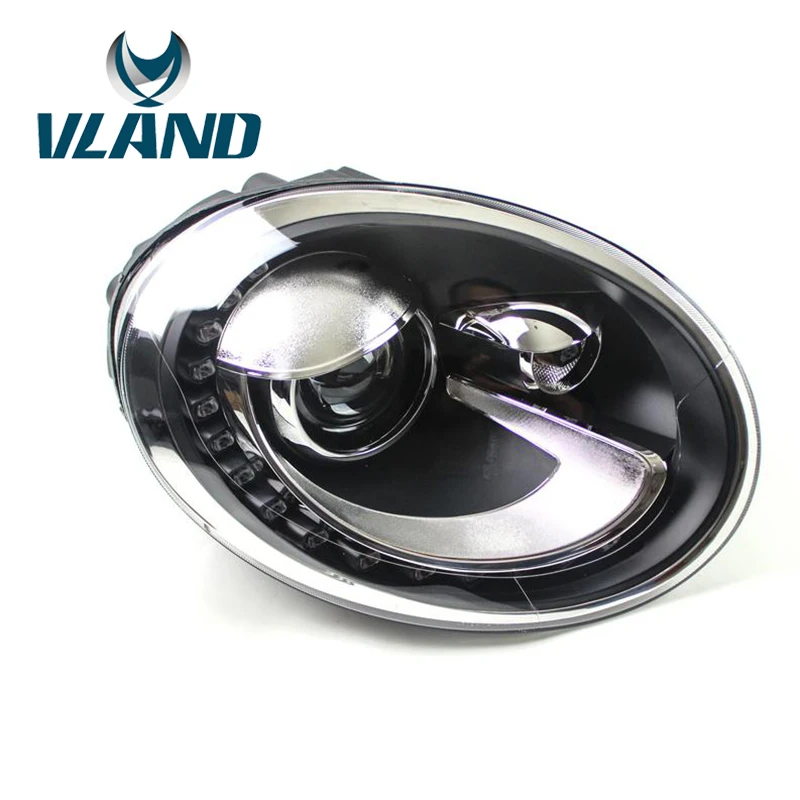 Автомобильная головная лампа VLAND Factory для Volkswagen Beetle 2013 2014 2015 двухксеноновая
