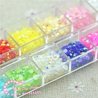 3mm mix color round jelly rhinestones approx 3000pcs fashion diy garment beads accessories free shipping