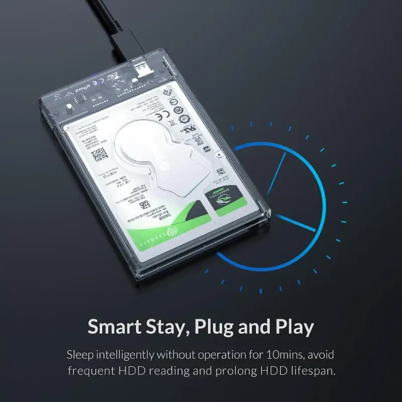 ORICO USB 3 1 Type C до 2 5 дюймов SATA жесткий диск чехол 0 к HDD 10 Гбит/с SSD Внешний корпус