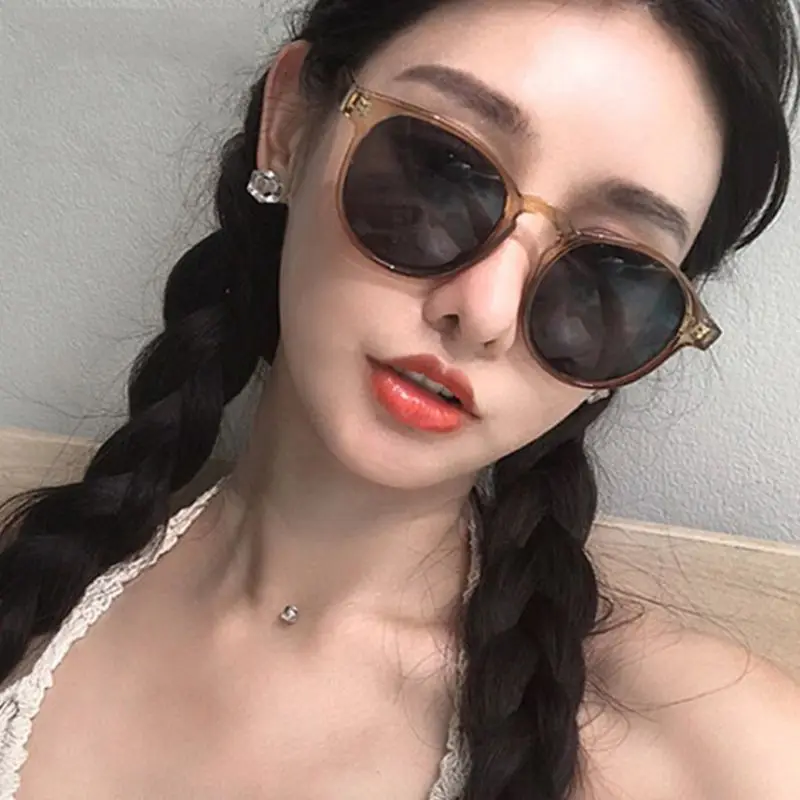 Ретро Круглые Солнцезащитные очки для мужчин и женщин мужские модные