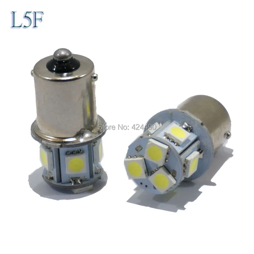 100 шт./лот 1156 BA15S P21W 8 SMD 5050 Автомобильные светодиодные стоп сигналы автомобильные