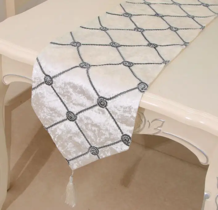 Pattern 2 Fyjafon настольный бегун Черный Белый Настольный бегун s 32*160/32*200/32*220/32*240 настольный бегун домашний декор дорожка для обеденного стола - Цвет: Pattern 2