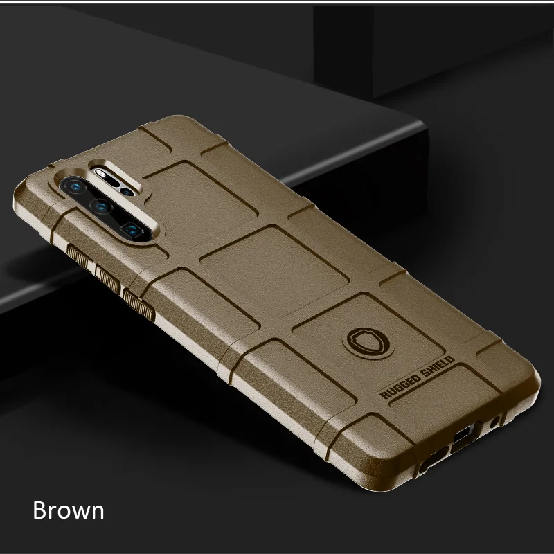 Brown Прочный корпус щит для huawei P30 Pro/P30 Lite Защитник Броня Drop Сопротивление Крышка для P20 Pro Lite - Цвет: Brown