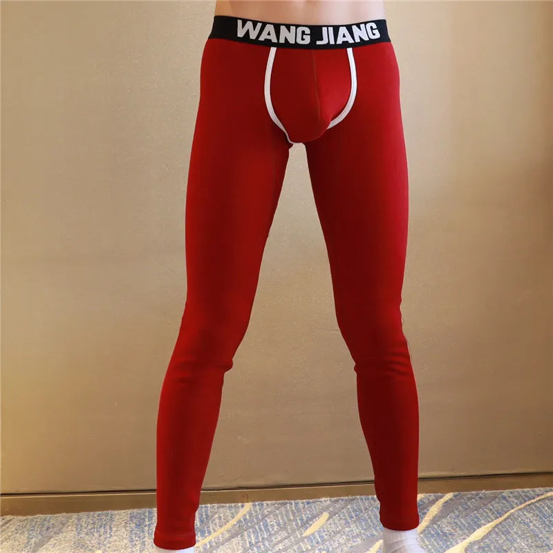 2018 New winter thermal underwear pajama pants Sexy warm sleep bottoms Winter men mens nightwear | Мужская одежда