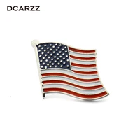 dcarzz usa flag badge brooches lapel pin country badges enamel pinsfashion jewelry brooches suit accessories men pins metal