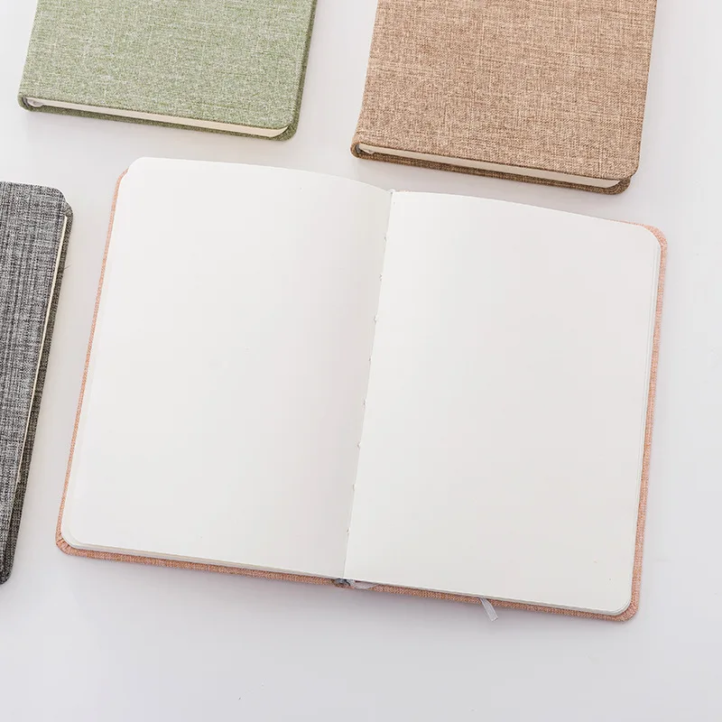 Блокнот формата A5 в стиле ретро из плотной бумаги простой однотонный блокнот