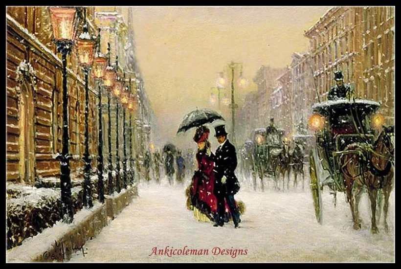 

Embroidery Counted Cross Stitch Kits Needlework - Crafts 14 ct DMC Color DIY Arts Handmade Decor - Fifth Avenue