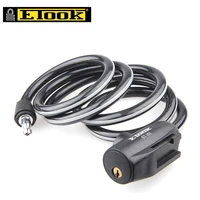etook anti theft bicycle cable lock with 2 keys hight quality mtb bike steel anti sawing 150cm cable lock cycling accessories