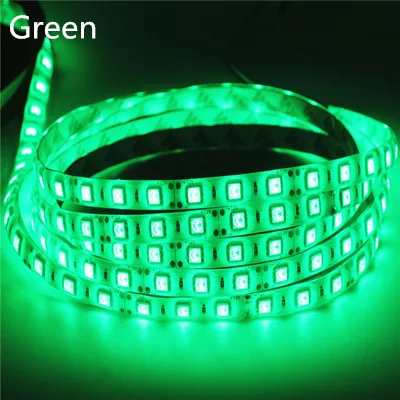 ASMTLED Светодиодная лента 5050 теплый белый/белый/красный/зеленый/синий/желтый/RGB лента атласная горошек 25 мм х 5 5 м желтый бл 7686