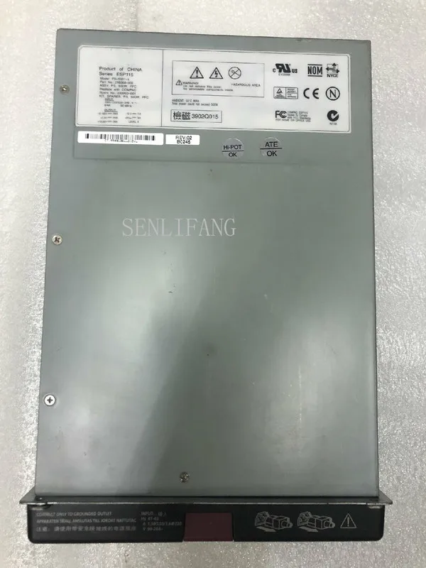 

For ML370G3 server power 500W 230993-001 216068-002 PS-5551-2