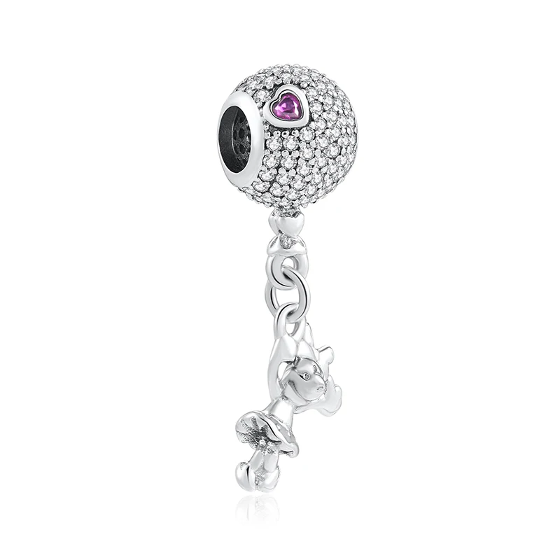 Yanxizao 2018 Новый Fit Pandora браслет с подвесками 925 серебряные бусины безопасная цепь