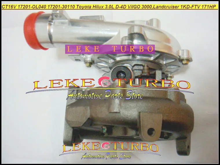 CT16V 17201-30160 17201-30100 17201-30101 турбо для TOYOTA Landcruiser Land cruiser HI-LUX Hilux ViGO 1KD-FTV 1KDFTV 3.0L D-4D |