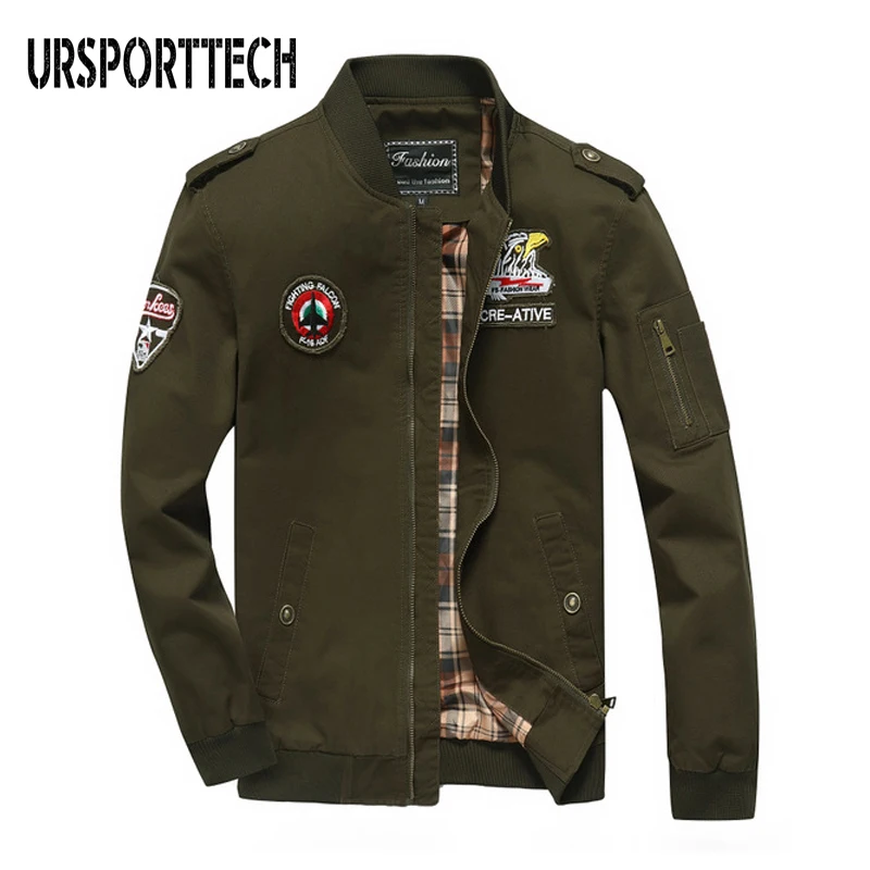 

Весенне-осенняя мужская Классическая хлопковая армейская повседневная куртка ВВС, повседневный тонкий светильник, куртка-бомбер