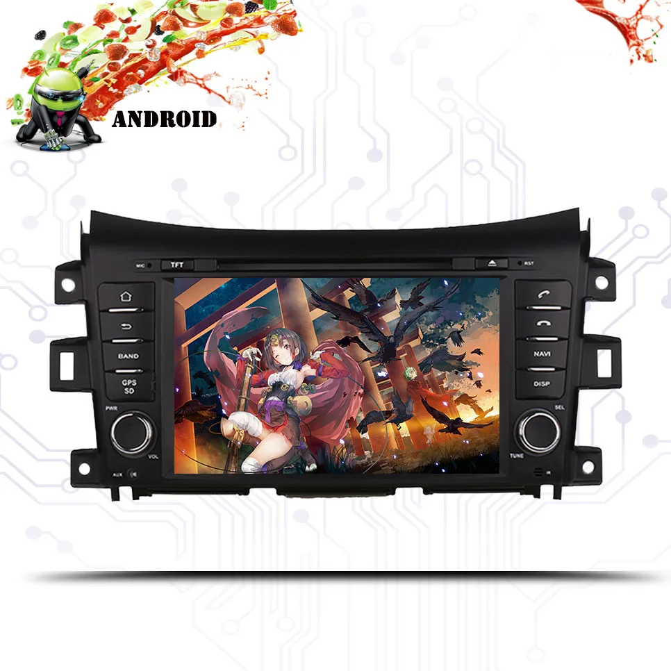 Автомобильный gps-навигация dvd-плеер радио IPS чистый Android 10.0For NISSAN NP300 Navara 2014 + стерео