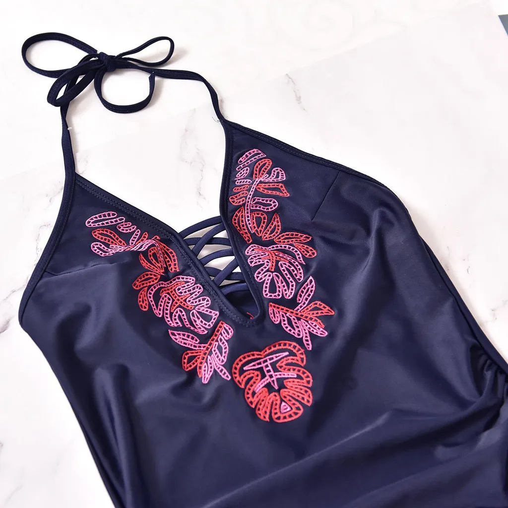 Купальник для беременных с принтом и V образным вырезом|Комбинезоны| |