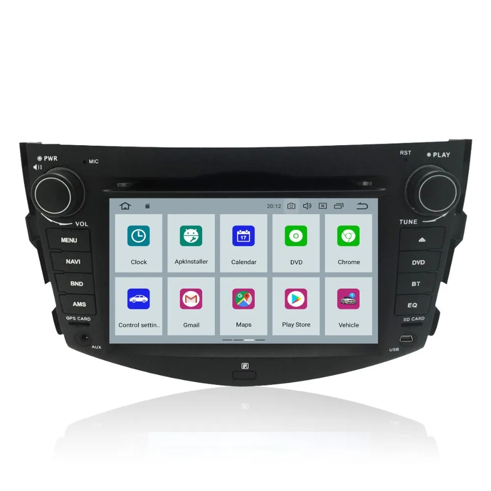 Автомобильный DVD-плеер Aotsr Android 9 0 с GPS-навигацией для Toyota RAV4 2006-2012 мультимедийный