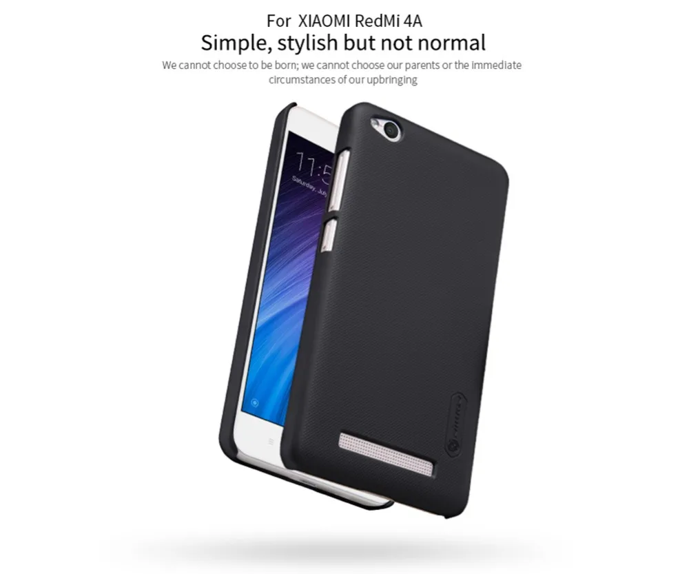 Жесткий чехол NILLKIN чехол для Xiaomi Redmi Note 4 X Super Frosted Shield матовая жесткая задняя крышка для Redmi 4A с защитой экрана