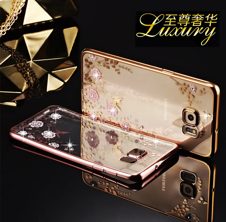 Мода diamond Secret Garden мягкое покрытие из материала TPU чехол для телефона Samsung G530 G7106 G3606