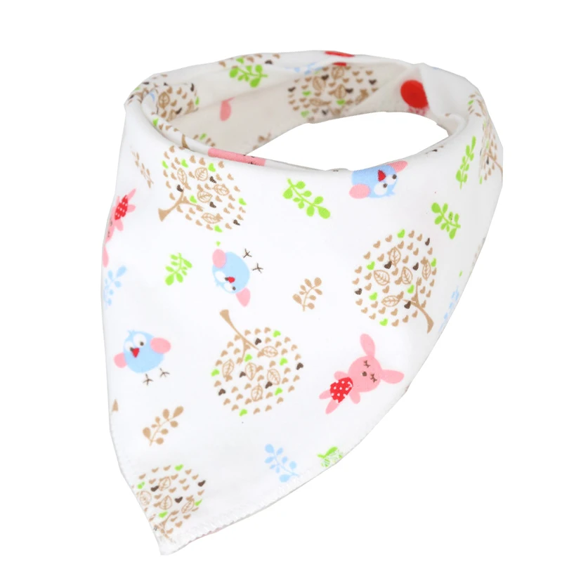 Baby bibs Cotton babador baby bandana Kids Cute Soft Bebe Baberos For Newborn Toddler Triangle Infant burp cloth Saliva | Детская одежда