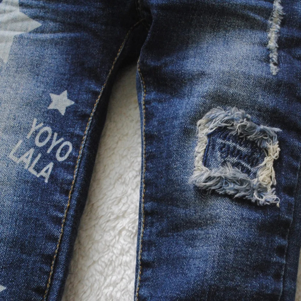 4082 kids spring autumn baby boys jeans boy pants soft denim trousers navy blue children fashion new BABY 0-3 years |