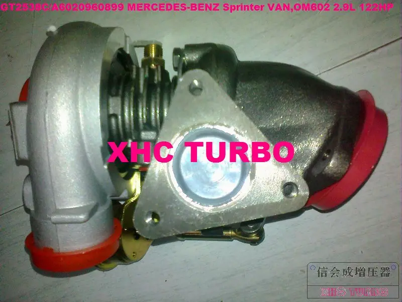 Новый турбокомпрессор GT2538C 454207-5001S для Mercedes-BENZ SprinterI 212D/312D/412D 2.9L OM602DE29LA 122HP |