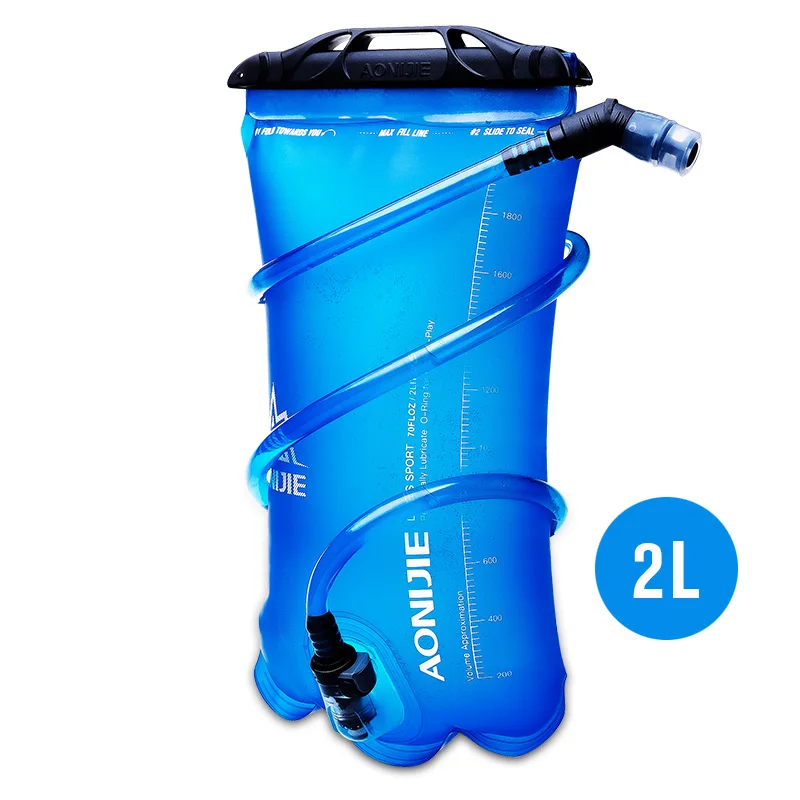 2L Water Bladder AONIJIE E904S 10L гидратация пакет рюкзак сумка Жилет Жгут водный Пузырь походный Кемпинг бег марафон гонки спорт - Цвет: 2L Water Bladder