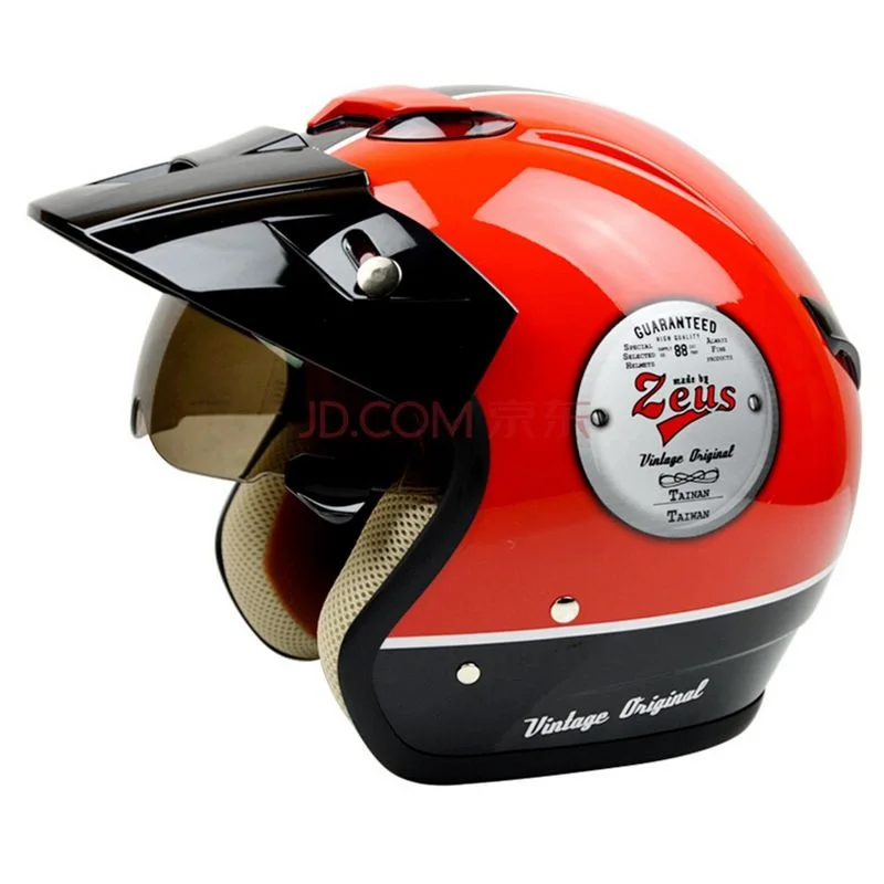 Мотоциклетный реактивный шлем мотоциклетный крест винтажный Casco Capacete с открытым