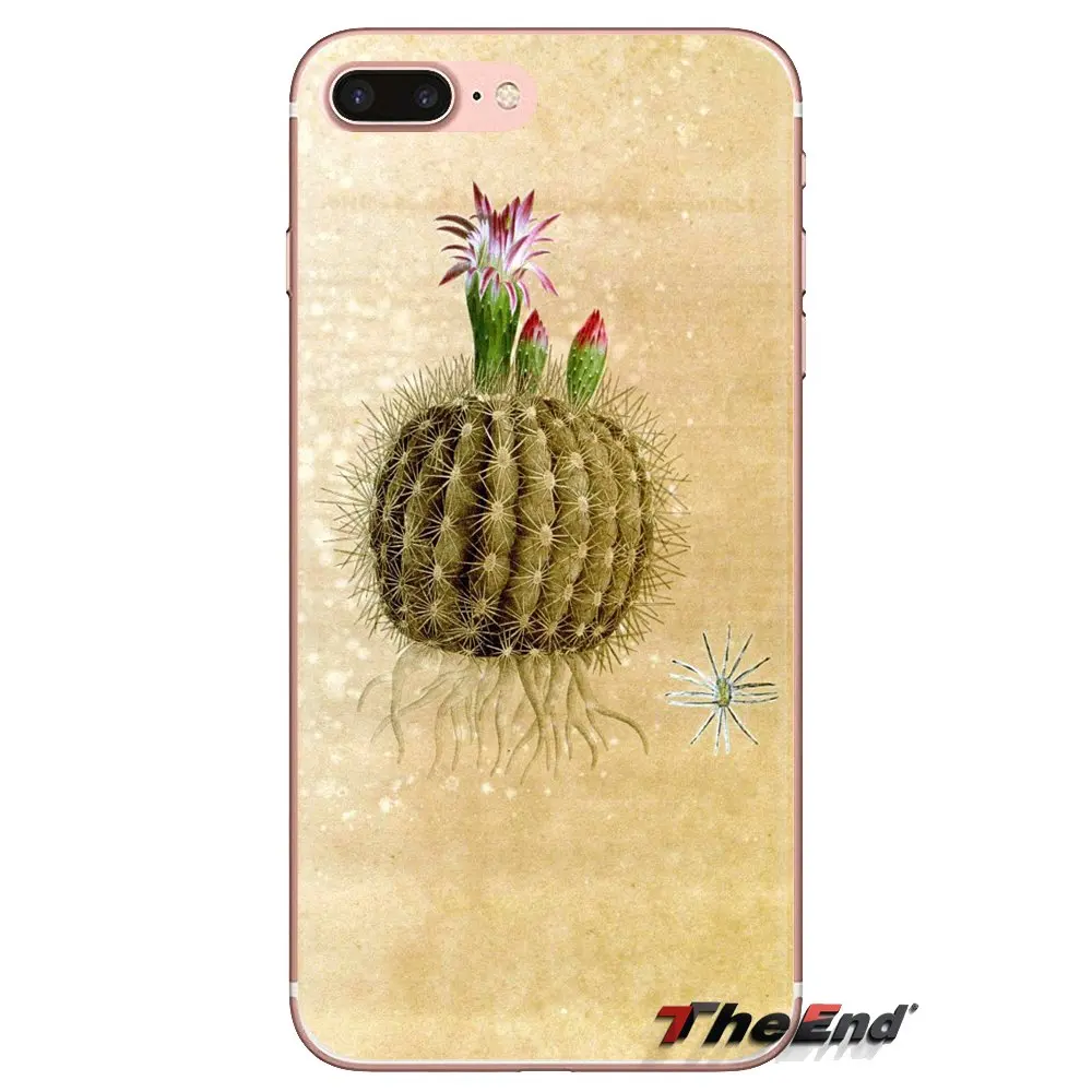 Silicone Case Cover Cactus Flowers Green Plants Desert For Samsung Galaxy S3 S4 S5 Mini S6 S7 Edge S8 S9 S10 Plus Note 3 4 5 8 9 |