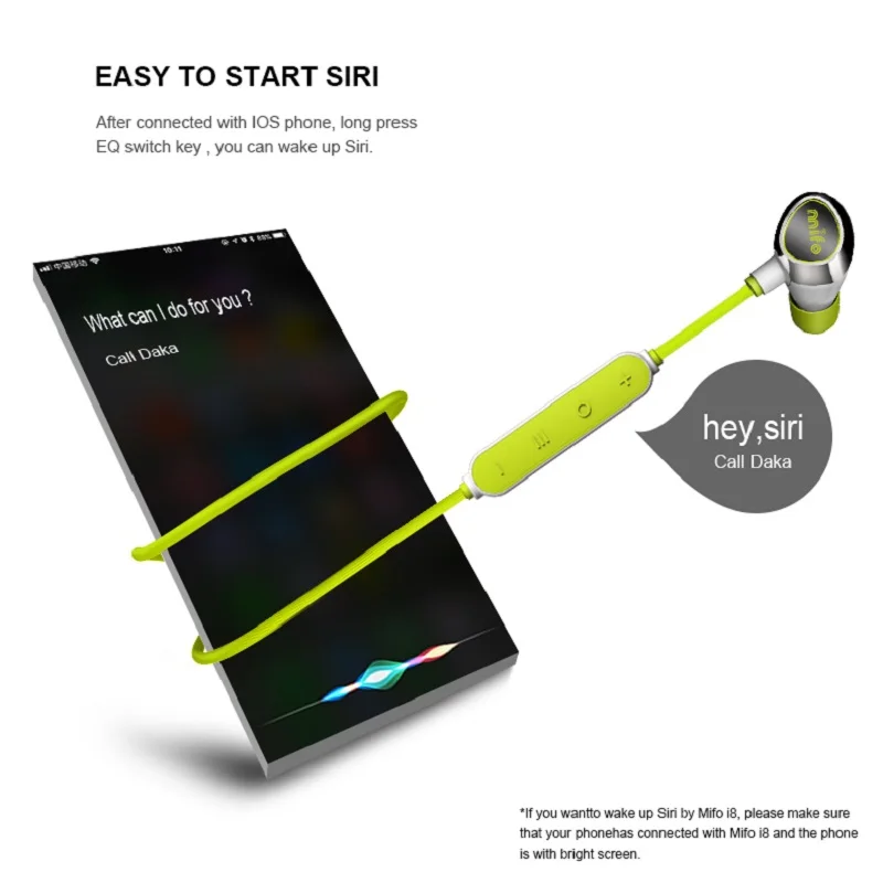 Магнитные Bluetooth-наушники mifo i8 Беспроводные Hi-Fi-наушники Bluetooth-гарнитура для бега