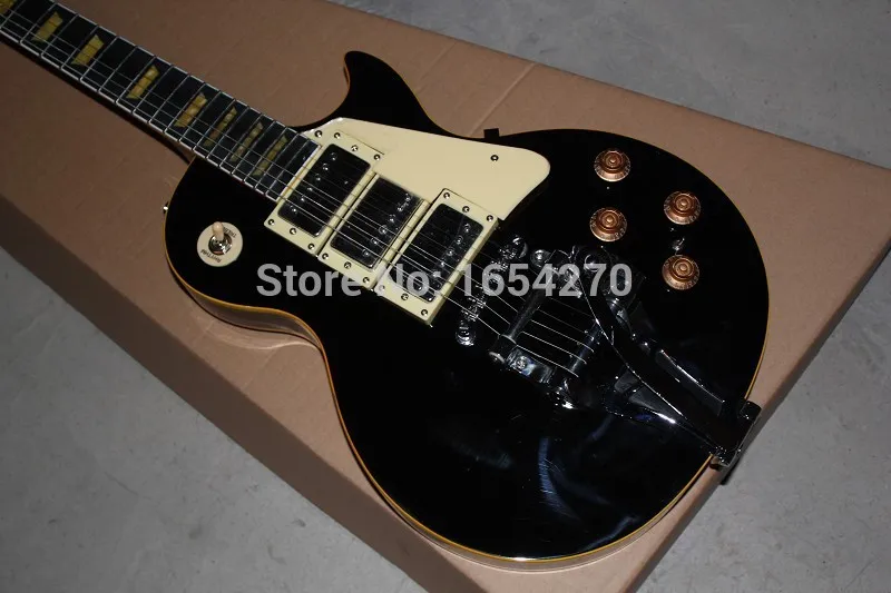 Бесплатная доставка!! высокое качество G США Black beauty 3 пикапы 1959 Электрогитары Bigsby