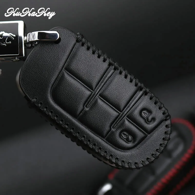 KUKAKEY чехол для ключей из натуральной кожи Dodge Caliber Journey прицеп ОЗУ зарядное