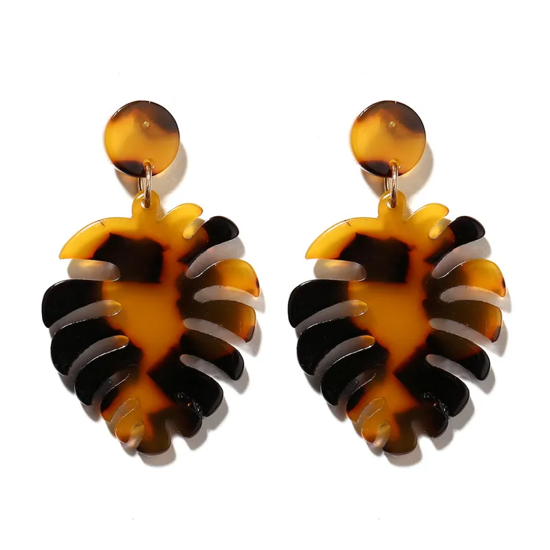 Новинка, 17 км, Boho, акриловая смола, длинные висячие серьги для женщин, Bijoux, треугольные круглые висячие серьги, богемные Модные женские ювелирные изделия