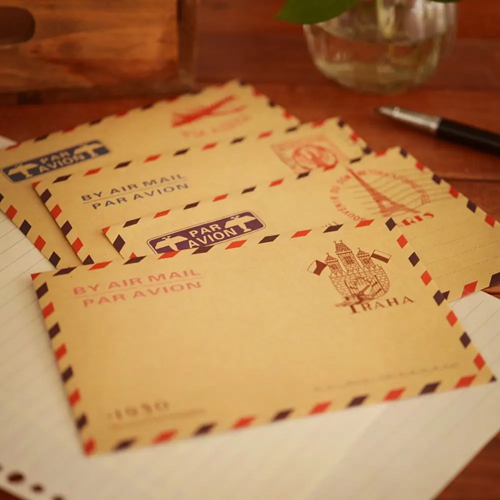 Винтажная бумага для хранения 10 листов конверт открытка письмо канцелярские